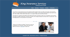 Desktop Screenshot of kinginsuranceservices.com